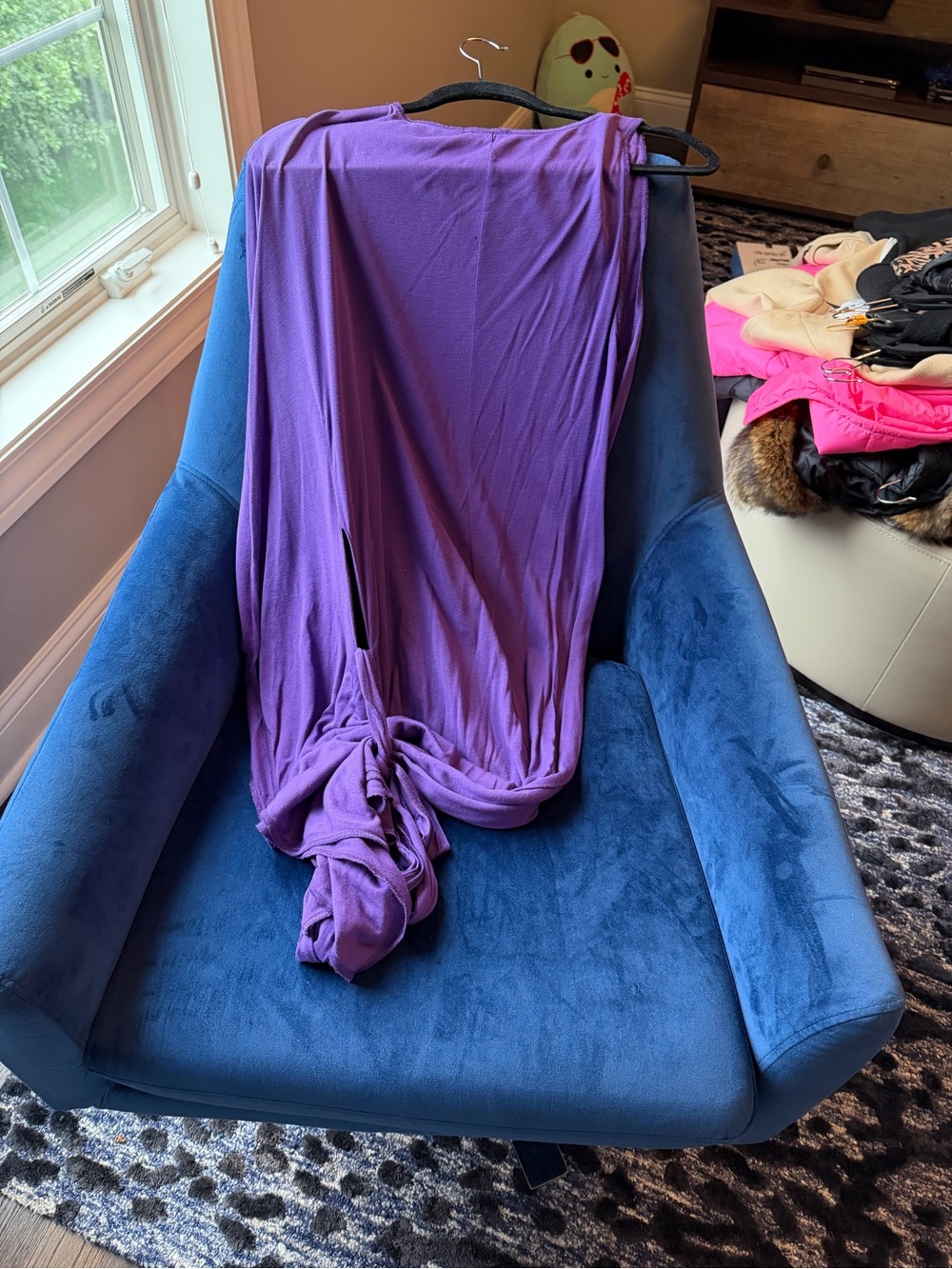 La Perla Violet Purple Lightweight swim coverup
